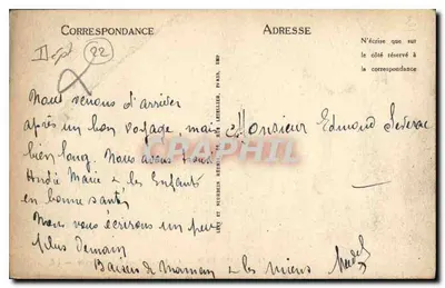 Guingamp — O Velho Ponte Sainte-Croix — LL — Verso