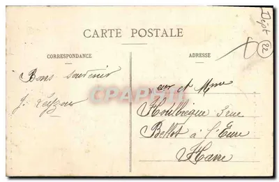 Guingamp — Basílica de Nossa Senhora de Bon-Secours — Edição Bazar Moderno, Guingamp — Verso