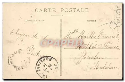Guingamp - La Fontaine — editor Tiral-Hamon, número de serie no visible — Reverso