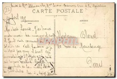 Guingamp - Notre-Dame-de-Bon-Secours — Zbiór Tirel-Hamon, Guingamp — Rewers