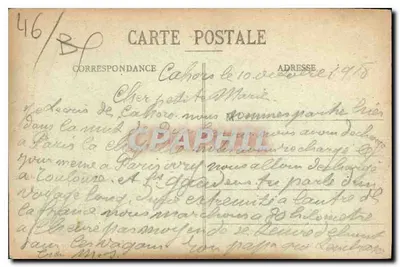 Cahors-St Georges — Ogólny widok — Fototypia Palta — Rewers