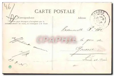 Cahors — Vue Générale, prise du Mont Saint-Cyr — Le Lot Illustré, n° 467 — Achterkant