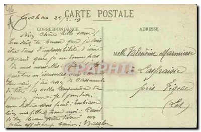 Pitoreski Lot — Most Louis-Philippe — Fototypia Datta — Rewers