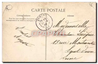 Cahors — Ogólny widok z Mont-Saint-Cyr — Lib. Girma, Cahors — Rewers