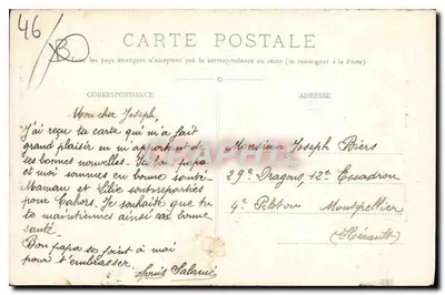 Cahors — Pomnik Gambetta — Le Lot Illustré, n° 1055 — Rewers