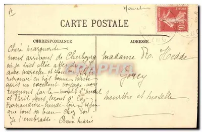 Il Monte San Michel — Il lato Sud e la Digue — LL — Verso