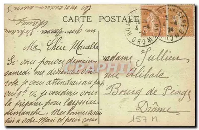 NANCY — Statua Thiersa przez Guilberta (1879) — Rewers