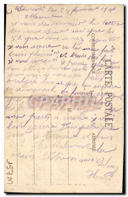 NANCY - Widok z góry na Stare Miasto — Wydawca: Reunies du Nancy, n° 37 — Rewers