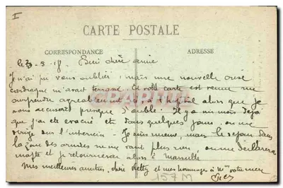 NANCY — Pionowy widok na Stare Miasto — Imprimeries Réunies de Nancy, n° 37 — Rewers