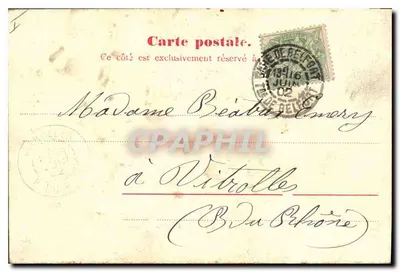 Belfort — Pomnik obrońców Belfortu 1870-71 — C 31810 — Rewers