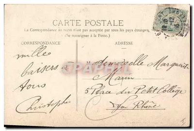 Belfort — La Tour de la Miotte en 1870 — C. Marun — Reverso