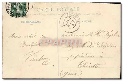 Belfort - Castle and Lion — Publisher F. B. Baudet — Back