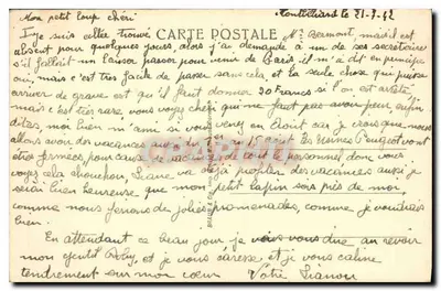 Belfort — Monument 'Quand Même' — editore BRAUH & Cie, n° 15893c — Verso