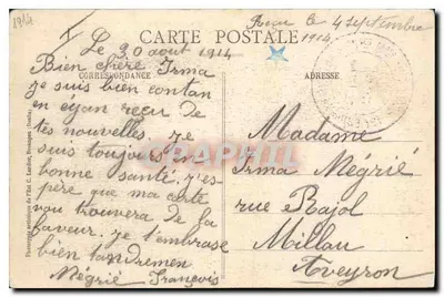 Belfort — Pomnik Trzech Oblieżeń — 1813-14, 1815, 1870-71 — wydawca L. B., n° 963 — Rewers