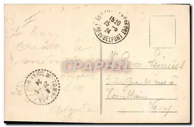 Belfort — La Miotte — Wydawca H. L. nr 15 — Rewers