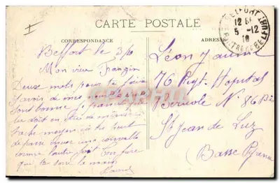 Belfort — Wieża Miotte — wydanie specjalne Galerii Modernes — Rewers