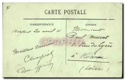 Belfort — La Miottie e a Vale — LL. — Verso