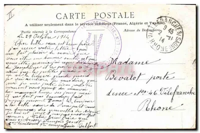 Belfort — Palácio de Justiça — Editor P. B. n° 2056 — Verso