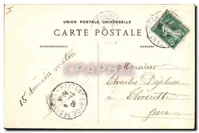 Belfort - El León — obra de Bartholdi, ofrecida a Belfort por Suscripción Nacional (1870-71) — n° 2174 — Reverso