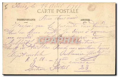 Ballon d'Alsace — Dolina Moszli, widok z Ballon — H. Cardon, Belfort — Rewers