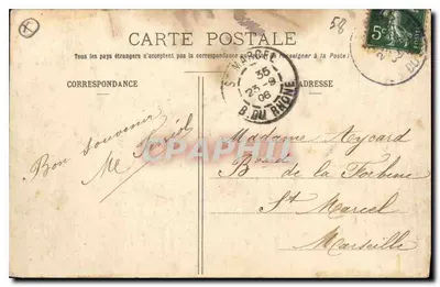 Rognes — Zamek Caire-Val — Kolekcja Francuska — Rewers