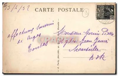 Cugues — Capela São Antônio — Edit. Bourguignan — Verso
