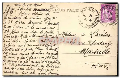 Arles — Rond-Point des Arènes — Hôtel de Luppée i Katedra Świętego Karola — n° 444 — Rewers