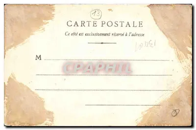 Arles — Os Aliscamps — Interior da Capela St-Honorat — B. F. Chaldr-s-Saone — Verso