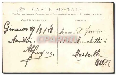 Gémenos - Źródło św. Ponsa — Fototypia E. Lagourre, Marsylia, n°3411 — Rewers