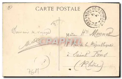 Les Saintes-Maries-de-la-Mer — Chegada das Saintes-Maries na Provência — Edit Pioch, tabars Déposé — Verso