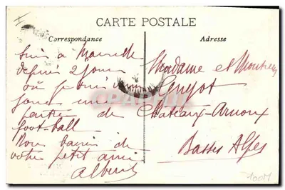 La Farandole — cena de dança — F. Mistral, 63. MARSEILLE — Verso