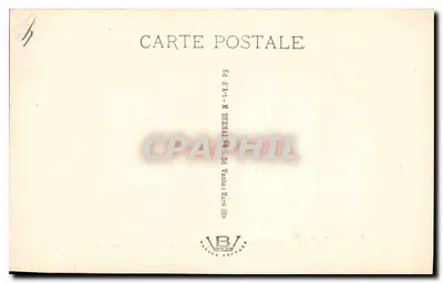 W Prowansji — La Farandole, obraz autorstwa Valère Bernard — Wyd. d'A. M. Bernard — Rewers