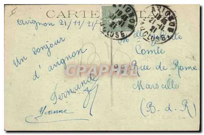 La Farandole Provençale — cena de dança — Cheques Postais — Verso