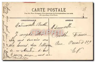 La Furandole de Valère-Bernard — Tanzszenen im Wald — E.L. n°310 — Rückseite