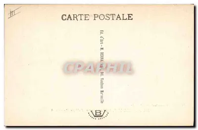 La Farandole — quadro de Valère Bernard — Éd. d'Art M. Bernard, Marselha — Verso