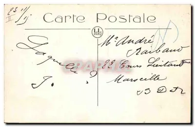Na Provência — La Farandole, por Valère Bernard, LL. — Verso