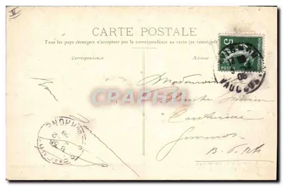 Cena de floresta — mulheres e crianças — H. Brakelony — Verso
