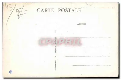 Beaugency (Loiret) — La Torre de César, La Iglesia y el Castillo — L. Lenormand, n°164 — Reverso