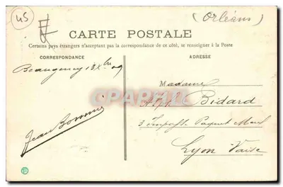 Beaugency (Loiret) — Wieża kościoła Świętego Firmina (1530) — PhG, nr 517 — Rewers