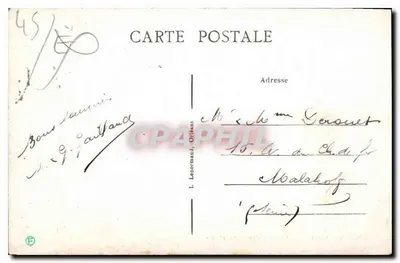 Beaungency (Loiret) — O Ponte — As margens do rio Loire — Verso