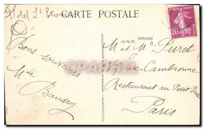 Beaugency (Loiret) — De Toren genaamd Caesar — uitgegeven door L. Lenoirman — Achterkant