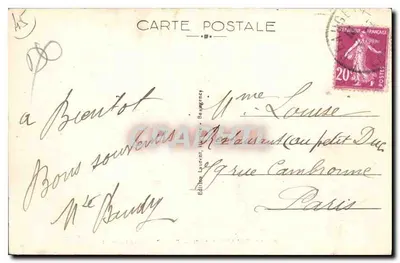 Beaugency (Louret) — Poort Tavers en Klooster — Uitgave Laurent, n°16 — Achterkant
