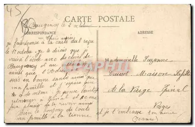 Beaunecey - Torre de Menagem - A Igreja e a Torre do Diabo — A. Lefèvre, editor em Beaunecey (Loiret) — Verso