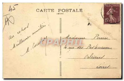 Beaugency (Loiret) — Wieża Świętego Firminia — wydawca L. Lenormand, Château — Rewers