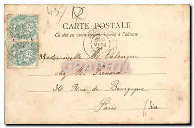 Beaugency — Ogólny widok z mostu wiaduktu — B.F. Paris — Rewers