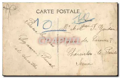 Gien (Loiret) - Pałac Sądowy - Kościół Świętego Piotra — L. Lenormand, Orléans — Rewers