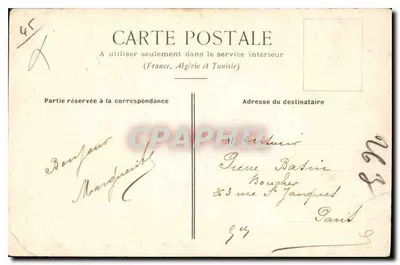 Gien - Statua Wercingetoryksa — Kolekcja L. Marchand w Sully-sur-Loire, nr 138 — Rewers