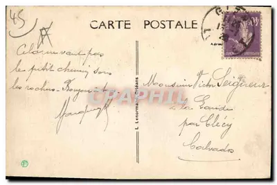 Gien (Loiret) — Algemene uitzicht (bovenstroom) — Uitgave Trippé — Achterkant