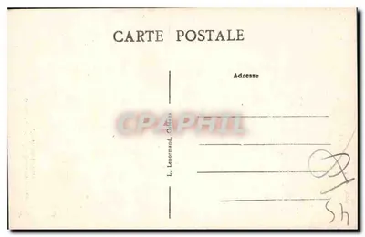Gien (Loiret) — Pałac Sądowy i Katedra Świętego Piotra — Wydawnictwo Tripé — Rewers