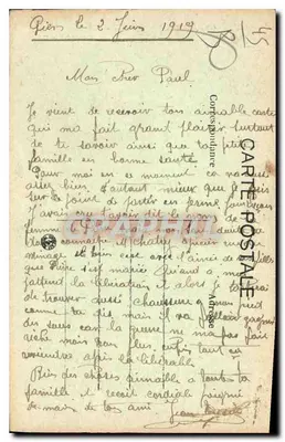Gien (Loiret) — Podprefektura — Lesagé, wydawca, nr 41 — Rewers